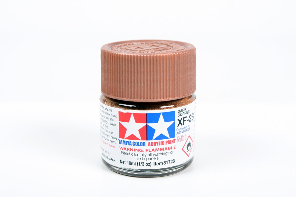 Acrylic Mini Xf-28 Dark Copper (10ml) | 81728 | Tamiya