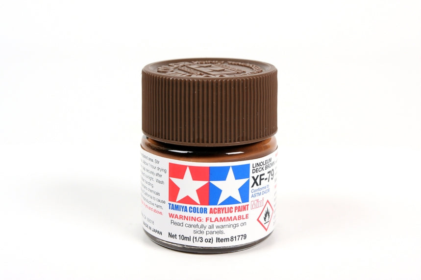 Acrylic Mini Xf-79 Deck Brown (10ml) | 81779 | Tamiya