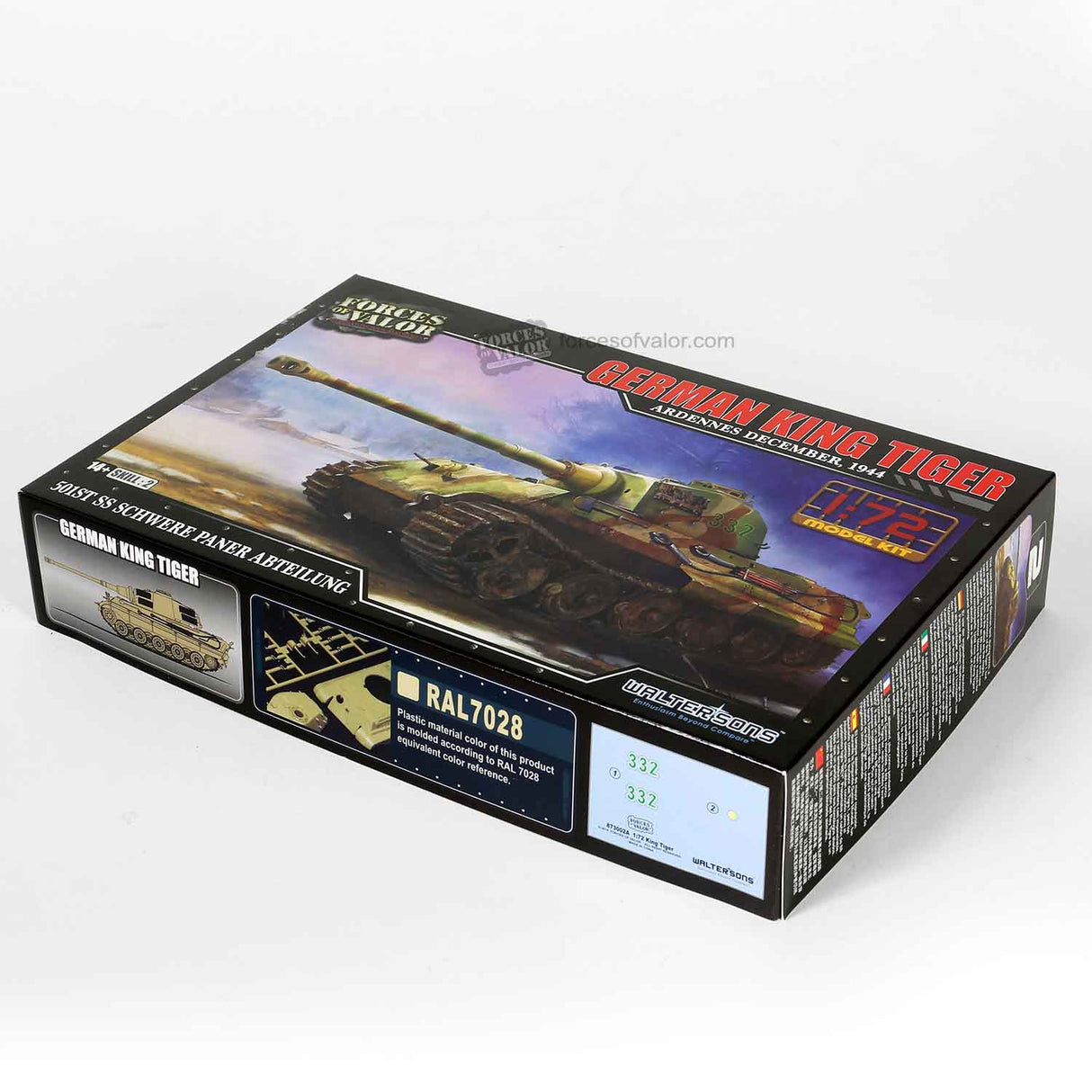 German King Tiger Ardennes Dec 1944 1:72 | 873002A | Waltersons