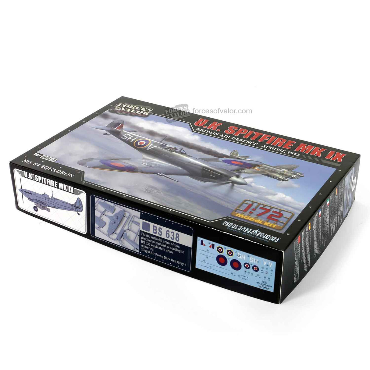 U.K Spitfire MK IX Britian Air Defence 1942 1:72 | 873009A | Waltersons