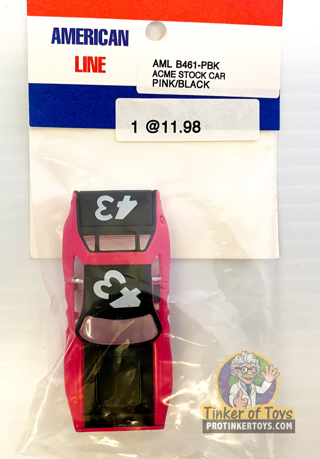 ACME Stock Car | B461 | American Line-American Line-K-Pink Black-ProTinkerToys