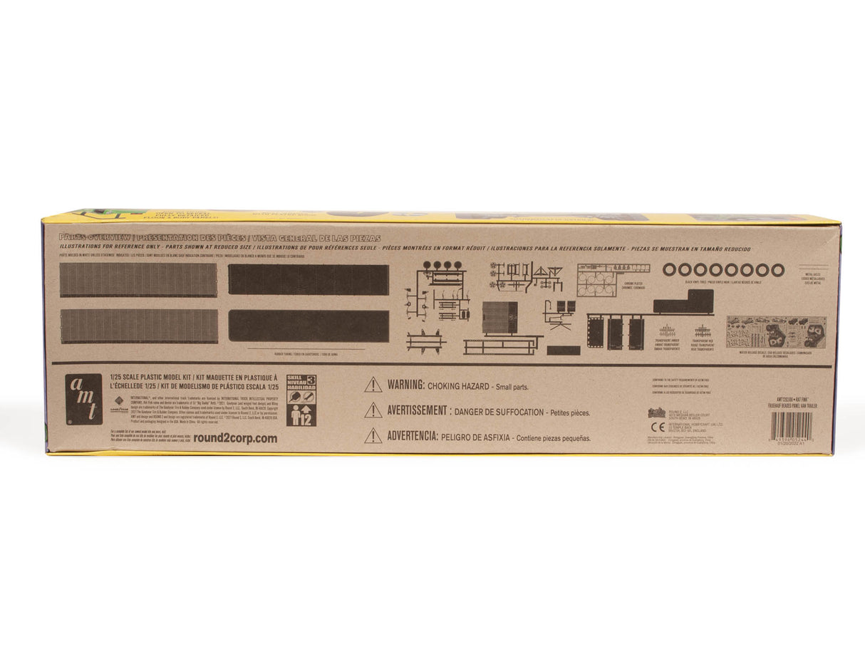 AMT FRUEHAUF BEADED VAN TRAILER HAULER - RAT FINK 1:25 SCALE MODEL KIT | AMT1292 | Auto World
