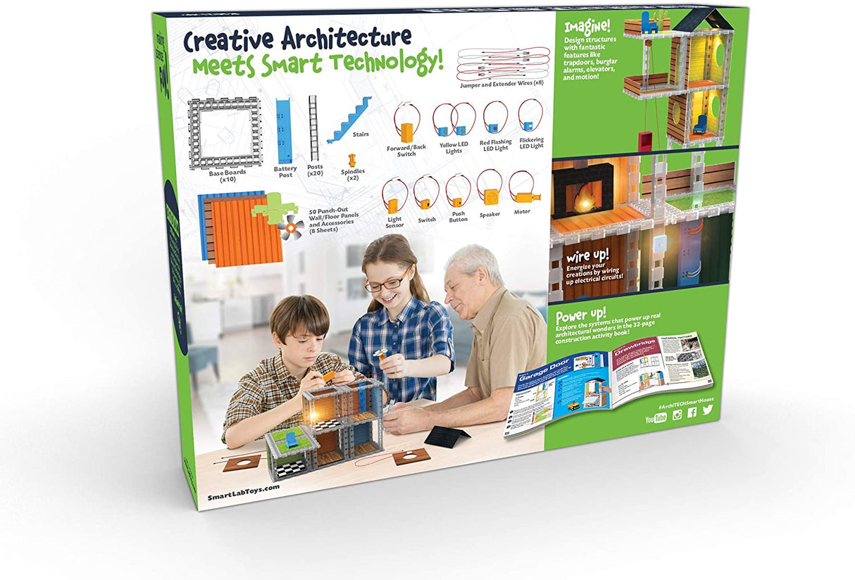 Smart house electronics kit for building and powering creative, working models for Smart Lab 00655