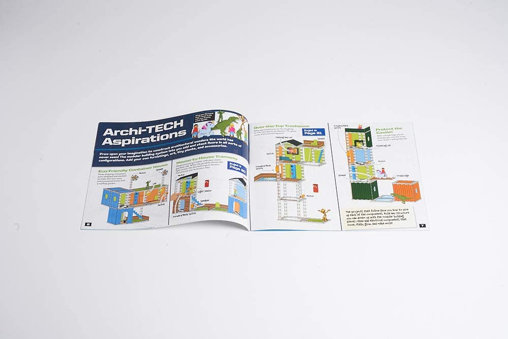 Smart house building guide showing various electronic and smart home components for Smart Lab 00655