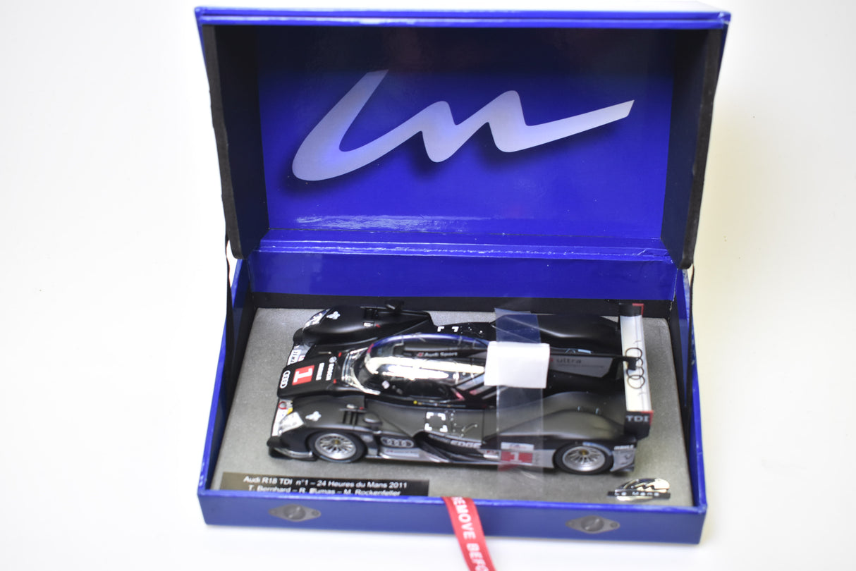 Audi R18 TDI #1-Abandon 24Hour du mans 2011 1/32 Slot Car | 132061/1M | LE MANS miniatures