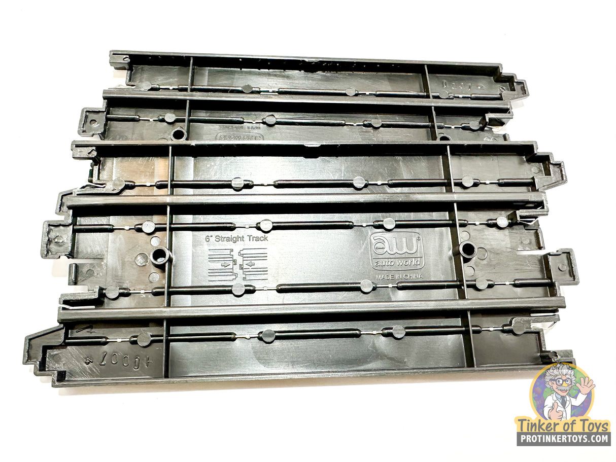 6" Straight Track 2 Pk | H0007 | Auto World