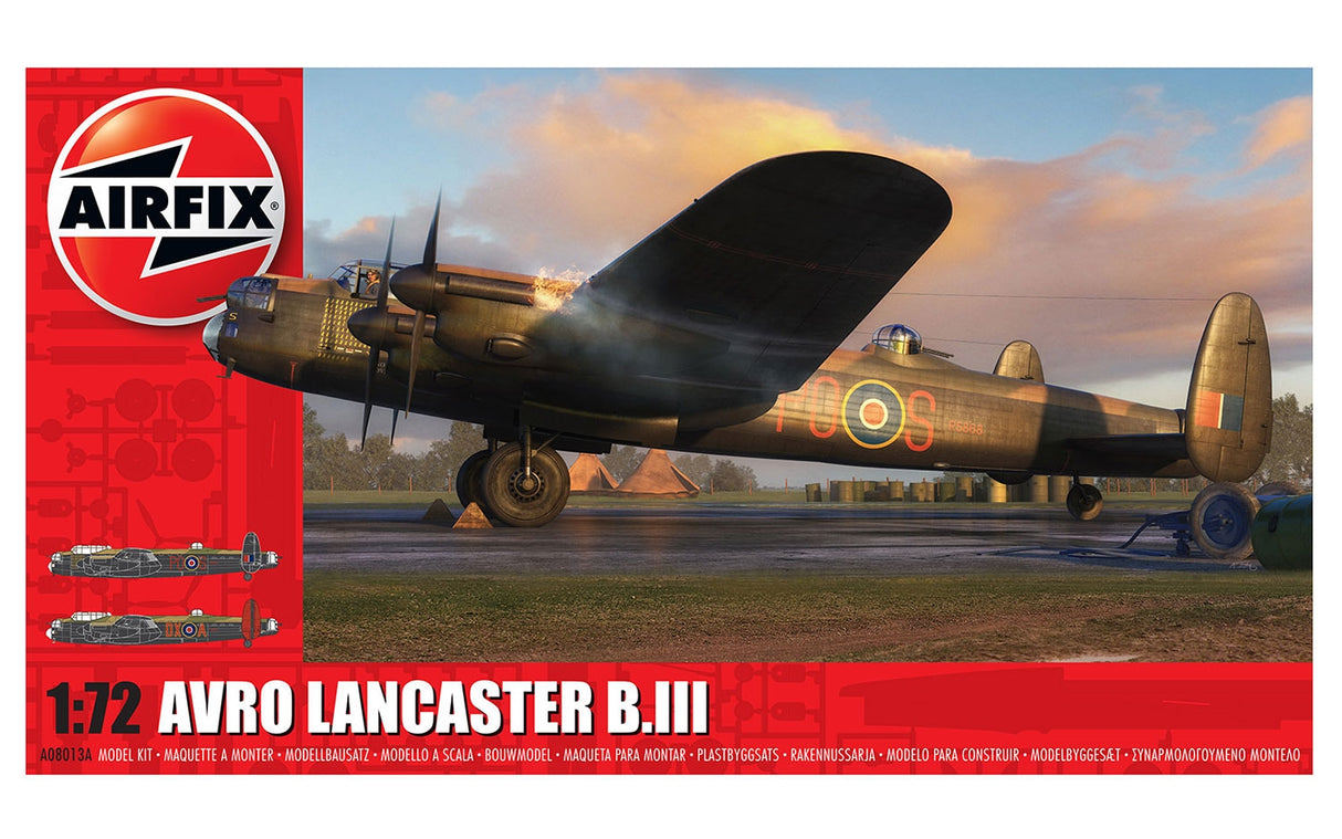 Avro Lancaster B.III 1/72 Scale | A08013A | Airfix Model