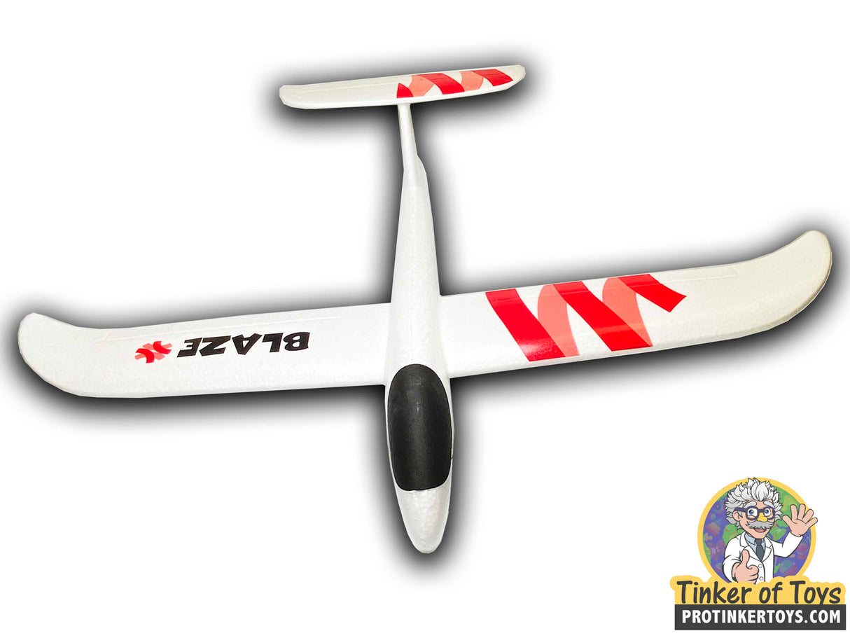 Blaze toy airplane toy with red and white markings for Firefox Toys FF42371