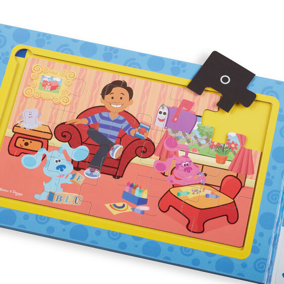 Blue's Clues and You! magnetic puzzle featuring characters in a colorful scene for Melissa and Doug 33005