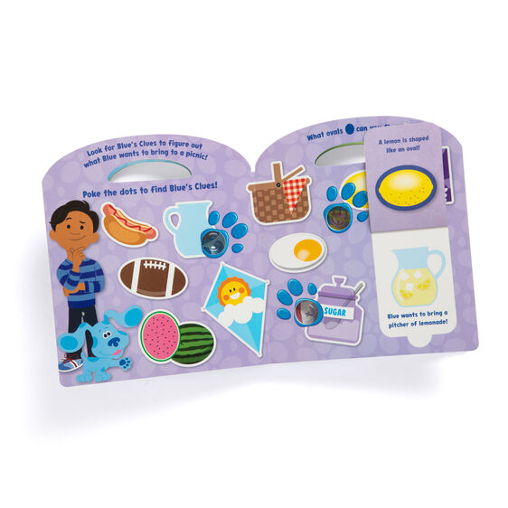 Activity mat for kids to poke dots and learn shapes with Blue for Melissa and Doug 33006