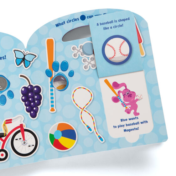 Craft activity page showing various shapes and activities for learning circles for Melissa and Doug 33006