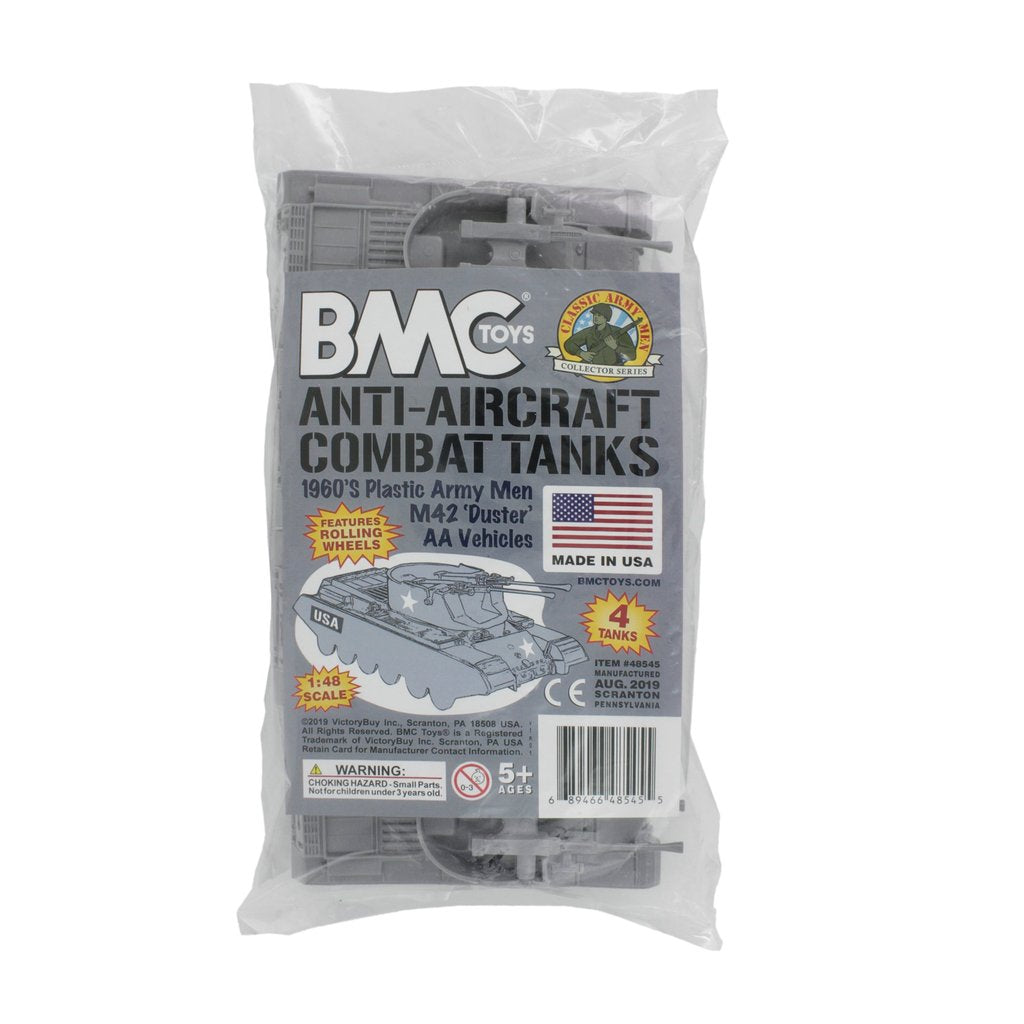 Toy set packaging for 1960s anti-aircraft combat tanks for BMC 48545
