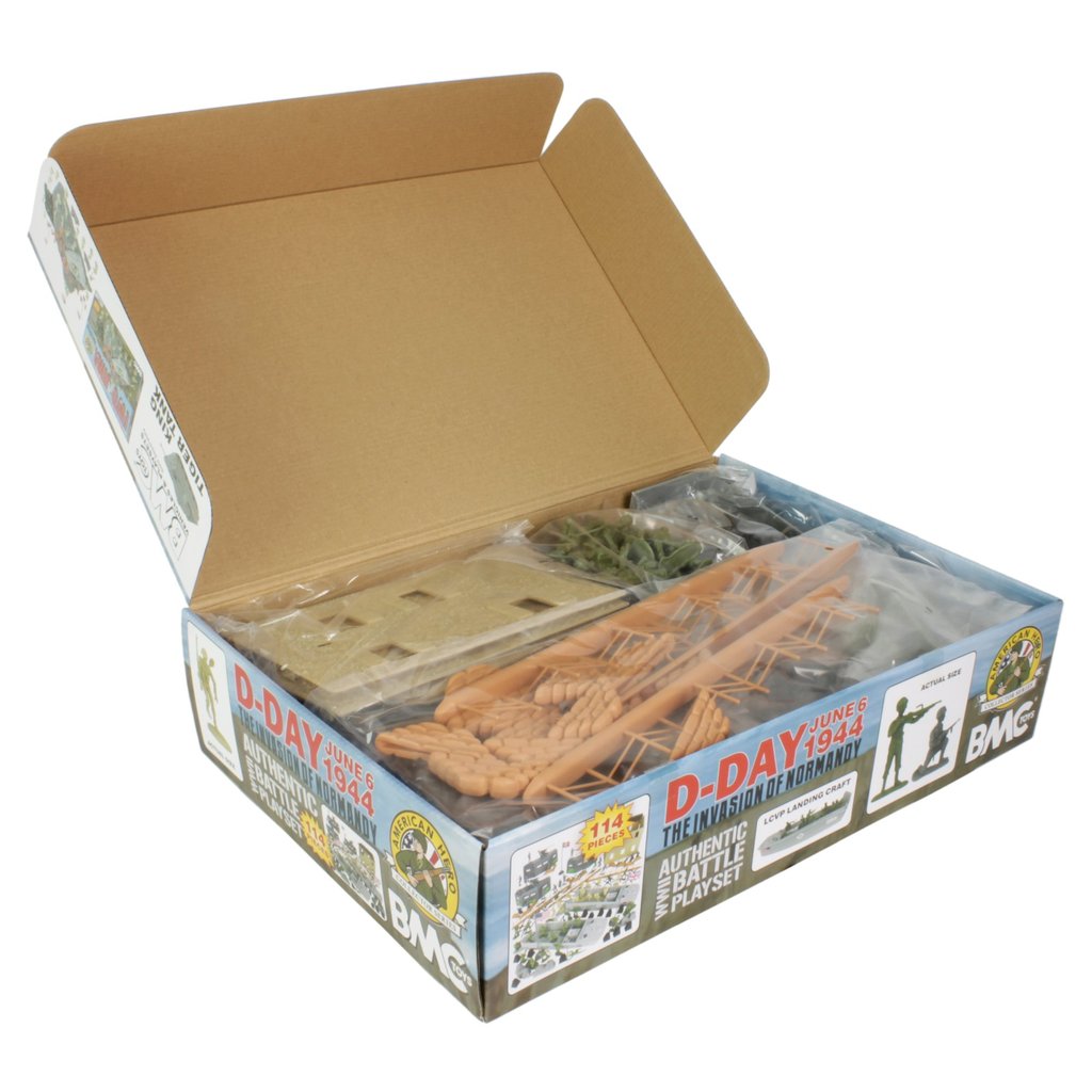 D-Day plastic army men set for WWII invasion play for BMC 40009