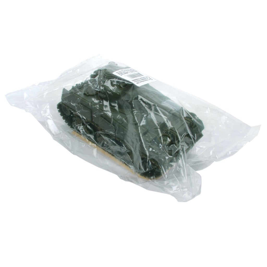 Dark green Sherman M4 tank model kit in plastic packaging for BMC 49990