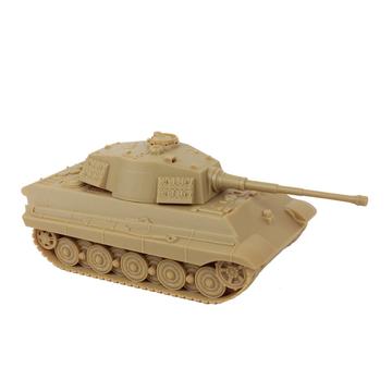 Scale model of a German King Tiger tank from WWII for BMC 49987, front view