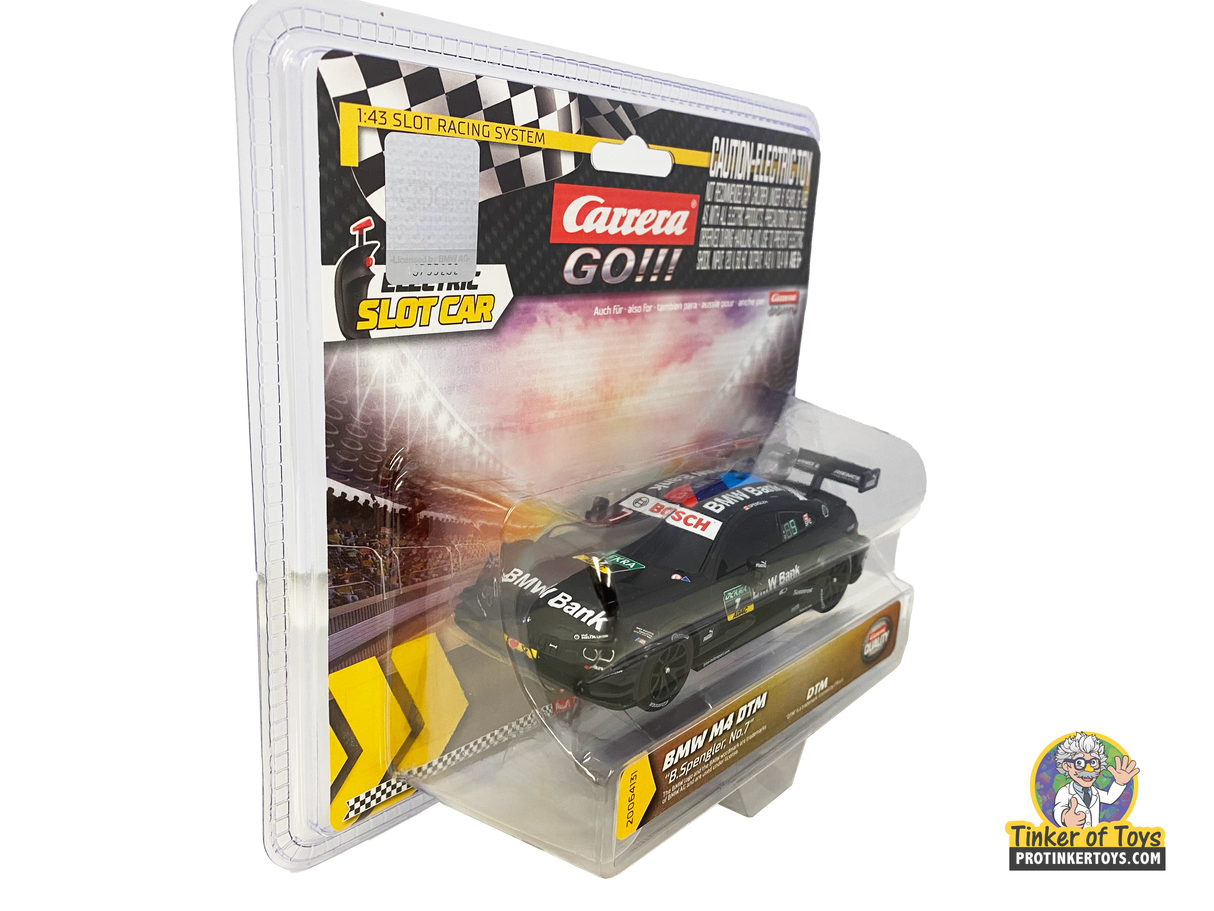Slot car set with BMW M4 DTM model car for Carrera Go 20064131