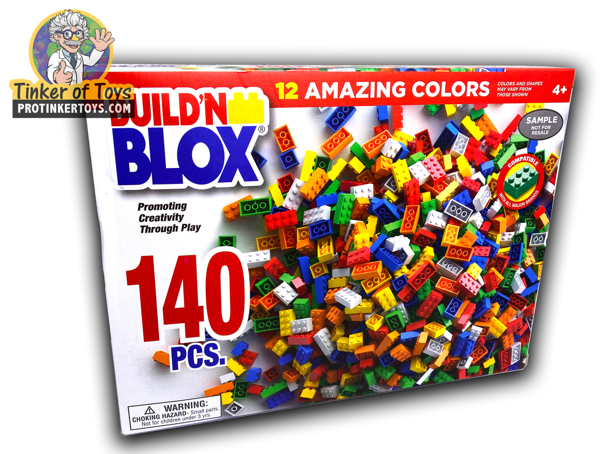 Assortment of colorful building blocks for creative play for Bond Street Innovations Sample