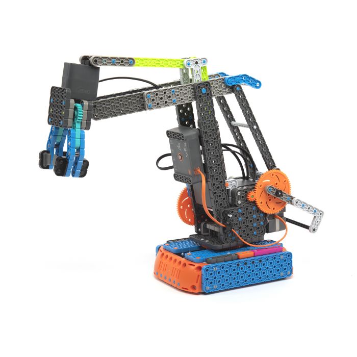 Robotics build kit with arm and wheels, assembled for competition for HexBug 228-8888