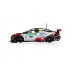 VW CC Team Hard BTCC 2019 race car model for Scalextric C4174, rear view