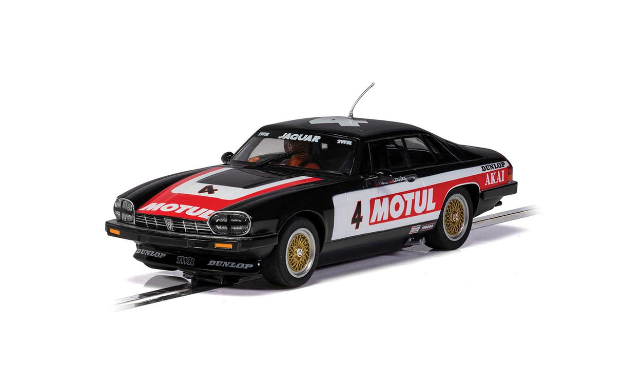 Black Jaguar XJS race car replica from the 1982 Spa 24Hrs for Scalextric C4261