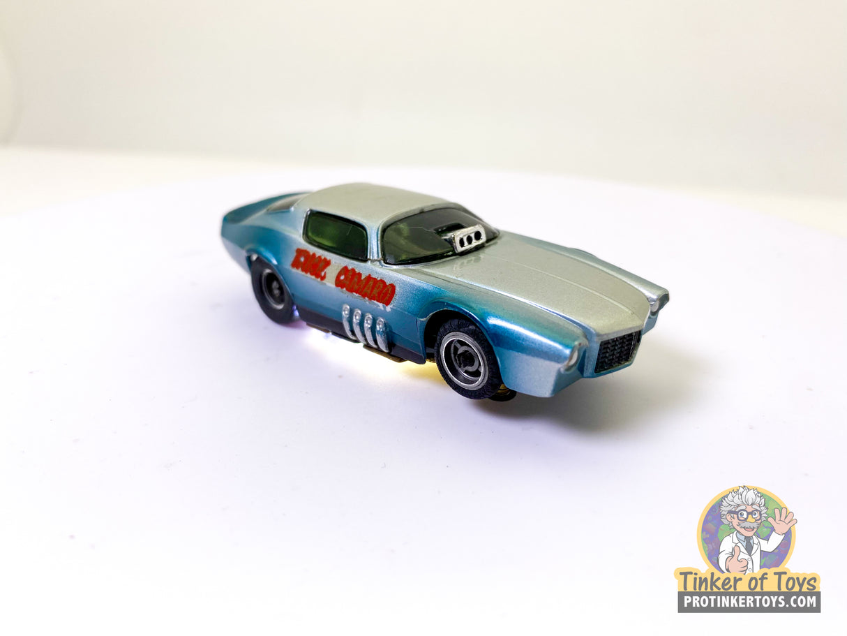 Camaro Funny Silver Green Trick Camaro 71-71 | TYTRICKCF7172 | Tyco