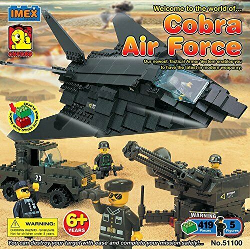 Black and gray toy military playset featuring an aircraft and ground vehicles for Oxford OXF51100