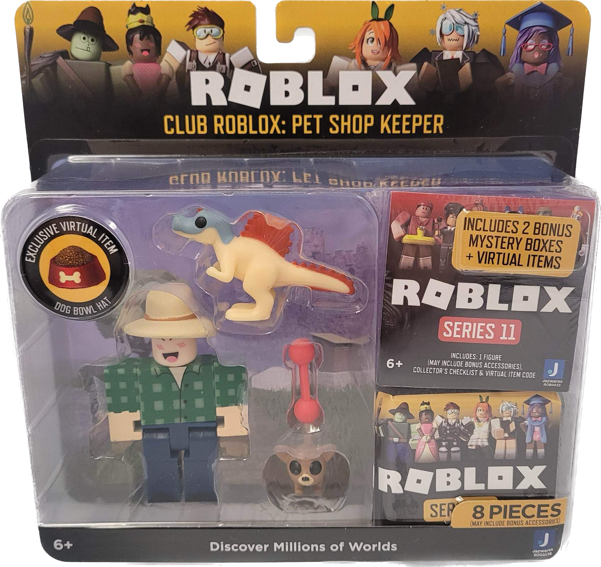 Roblox Club Roblox: Pet Shop Keeper SEALED w/Virtual Item