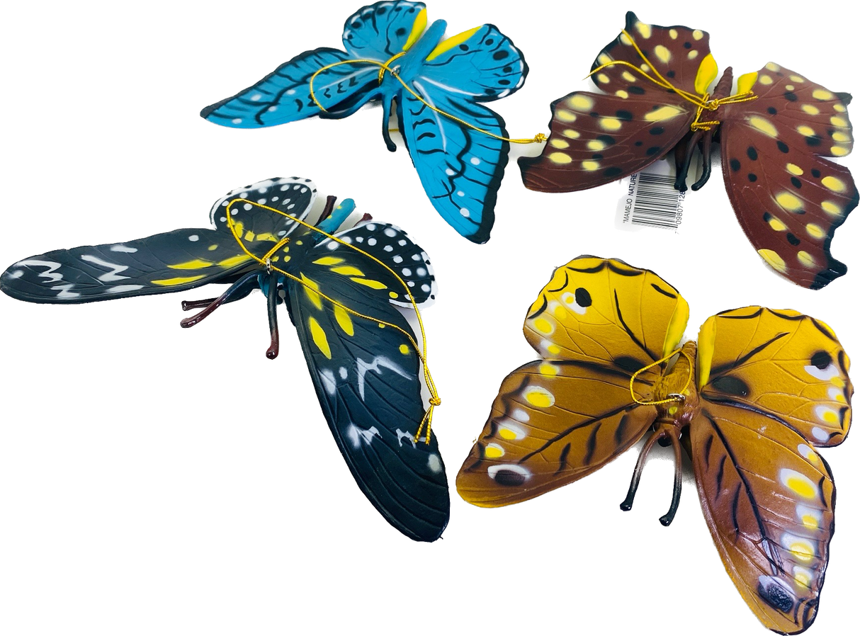 Assorted Butterflies 4-Pack 4" | MAJ12831 | Mamejo