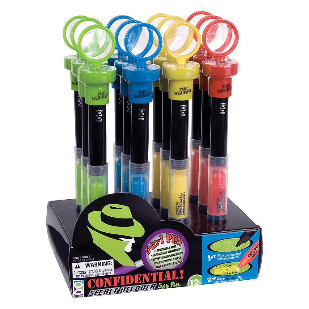 Confidential 5-in-1 Spy Pens | 68069 | Geddes