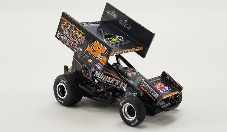 Winged Sprint Car #3Z Brock Zearfoss "Moose's LZ Bar and Grill" Brock Zearfoss Racing | A6422001 | ACME Diecast