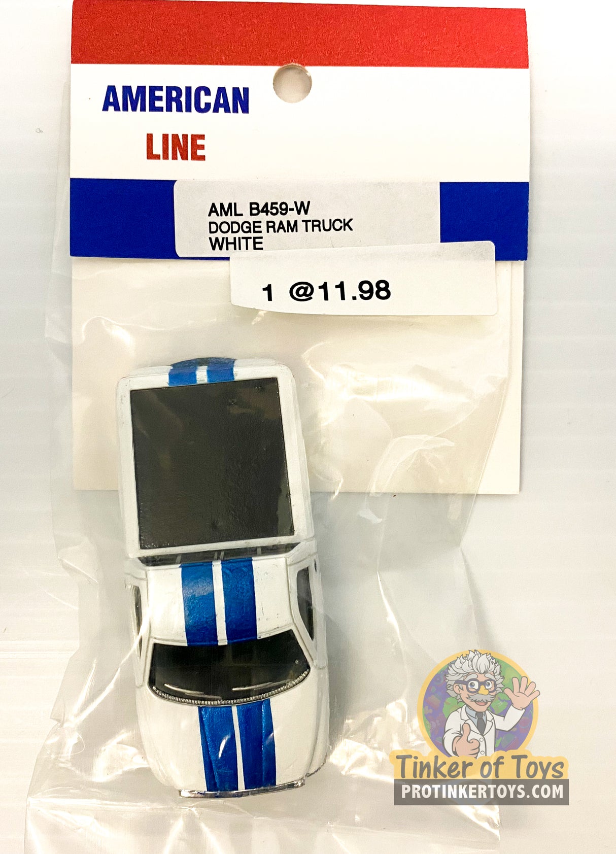 Dodge Ram Truck | B459 | American Line-American Line-K-White-ProTinkerToys