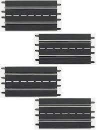 Four sets of black road markings showing standard straight lines for Carrera 20020509