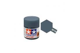 Tamiya Acrylic Mini Paint | All Colors | Tamiya Paints-Tamiya Paints-Mebium Blue Paint | 81718 | XF-18-ProTinkerToys