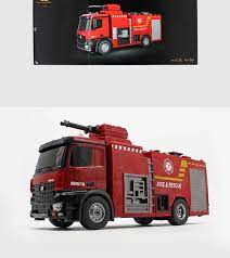 Red remote control fire truck with ladder and pump for IMEX HUN11562