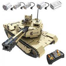 Remote control tank model kit with accessories and controller for Qihui QIH9801