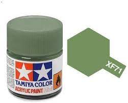Tamiya acrylic paint container with color swatch for Tamiya Paints X-20A