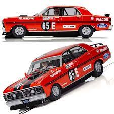 Red Ford Falcon race car model, 1971 Bathurst 500, #65E for Scalextric C3928
