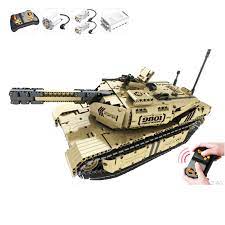 Remote control tank model kit with accessories for building and playing for Qihui QIH9801