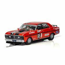 Red Ford Falcon race car model from the 1971 Bathurst 500 for Scalextric C3928