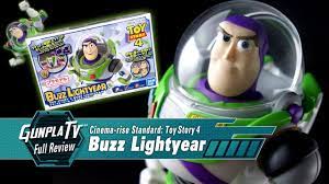 Buzz Lightyear model kit display with packaging art for Bandai 27731