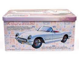 1953 Chevy Corvette model kit box art featuring the car for AMT AMT1244