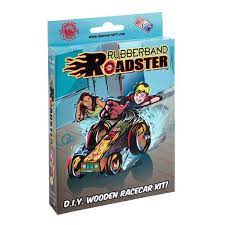 Wooden race car kit for building and playing for Channel Carft RBRR