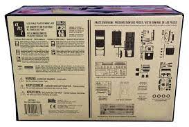 Model kit box art showing instructions and parts layout for a 1963 Ford Galaxie 500 XL for AMT AMT1186