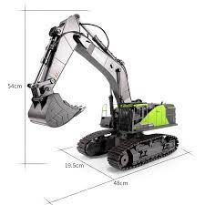 Remote control excavator model with tracks and boom arm for Huina HUN11593