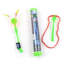 Spinning toy set with launcher and spinning ring for Spin Copter SCD001
