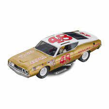 Gold Ford Torino race car model, number 48, from Carrera Evolution for 20027659, front view