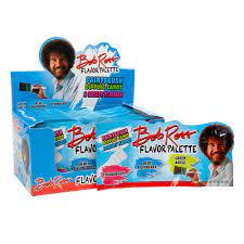 Assortment of Bob Ross flavor dip candies in a box for Nassau Candy 42259