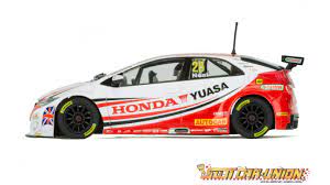 Honda Civic Type R race car model, BTCC livery for Scalextric C3734