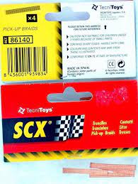 Pack of 4 copper pick-up braids for 1/32 scale model accessories for SCX 1/32 accessories 86140