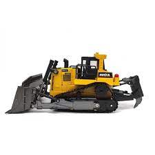 Yellow remote control bulldozer model with blade and tracks for IMEX HUN11560
